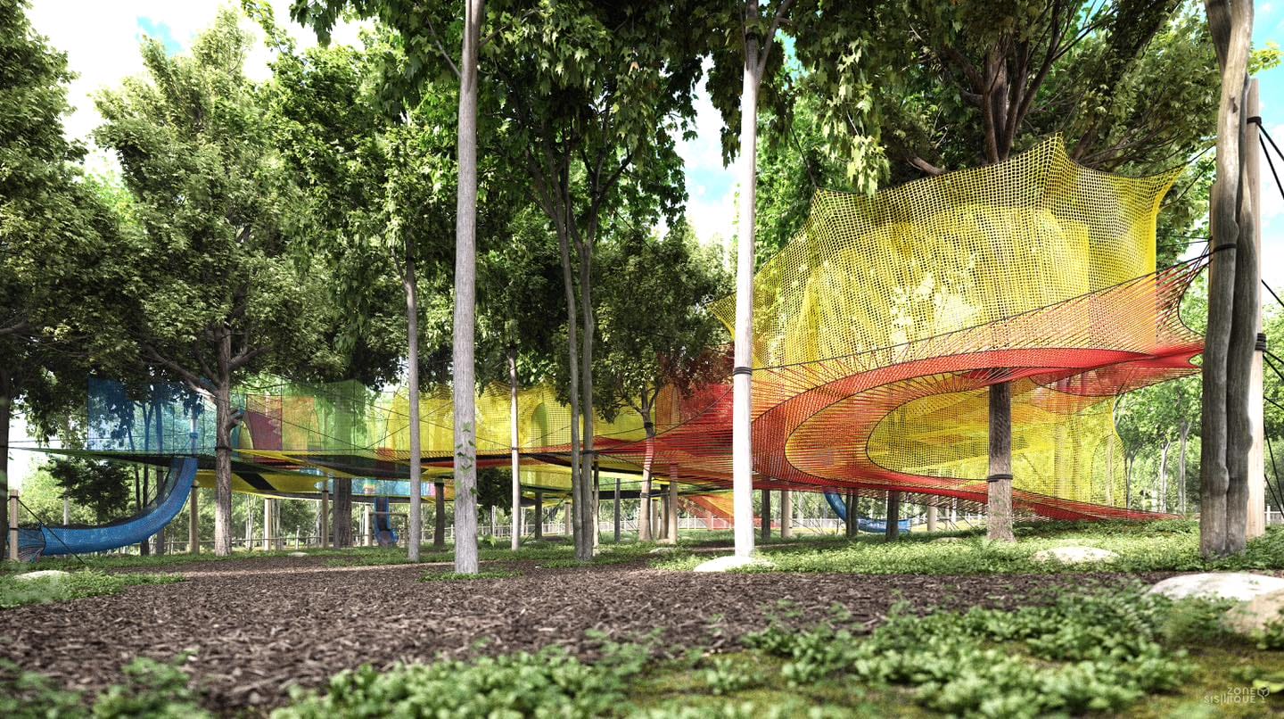 Bounce and Caper Among the Trees at UPLÅ, Canada’s Biggest Trampoline Parks