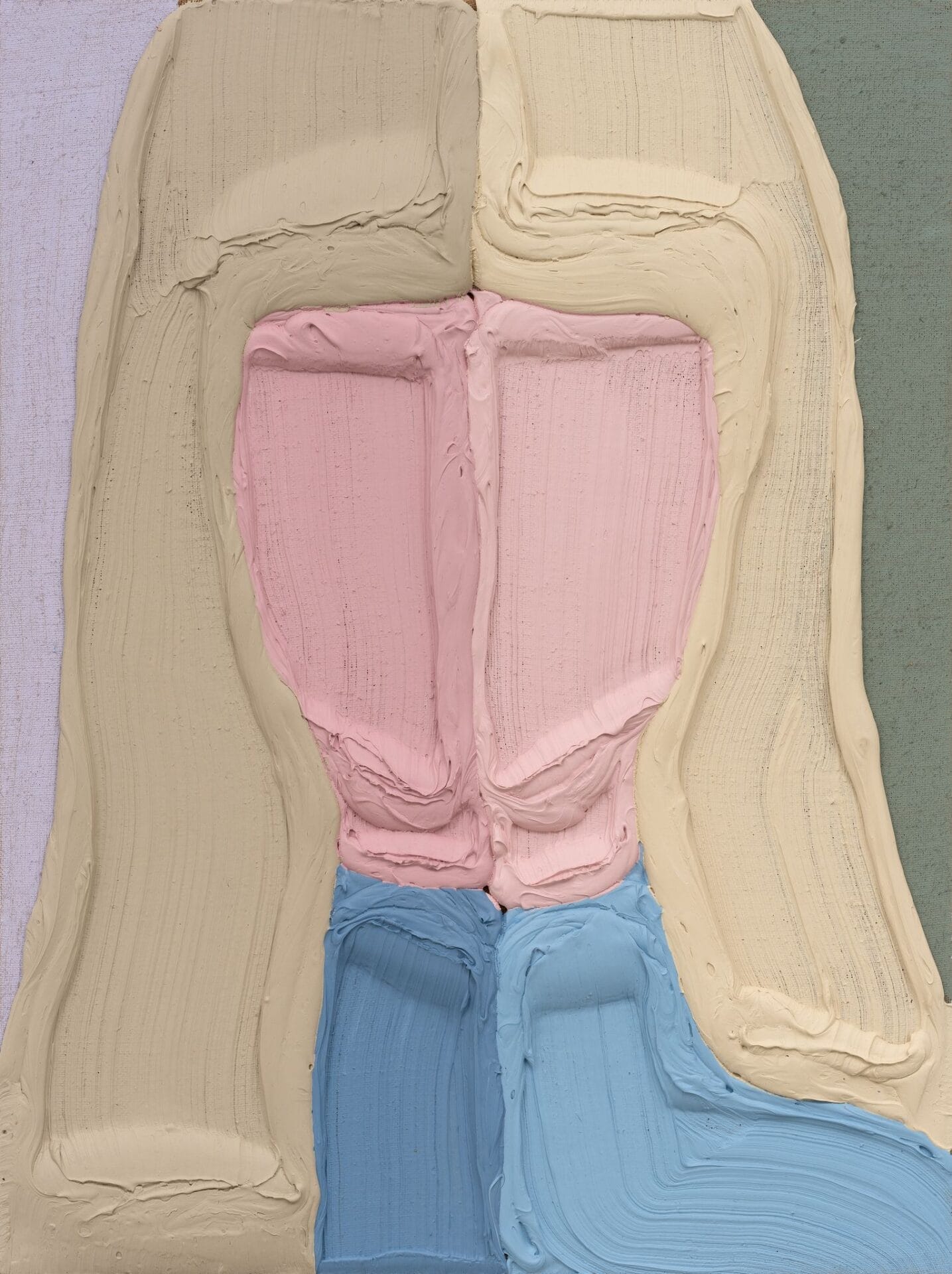 In Heavy Impasto Paintings, José Lerma’s Introduces Background Figures