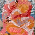 Swans, Crops, and Fragmented Figures Warmly Embrace in Yool Kim’s Work