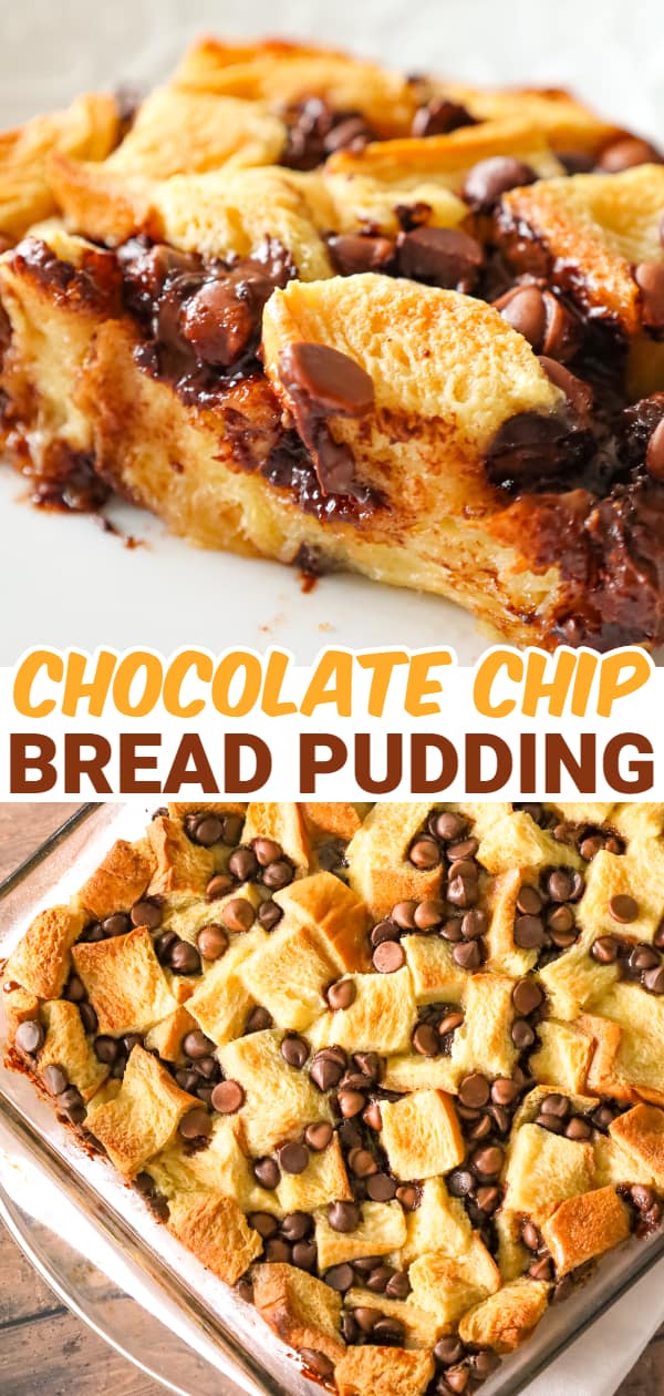Chocolate Chip Bread Pudding THIS IS NOT DIET FOOD