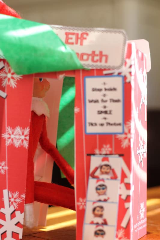 Elf on the Shelf Photo Booth Printable Elf fun! This Mama Loves