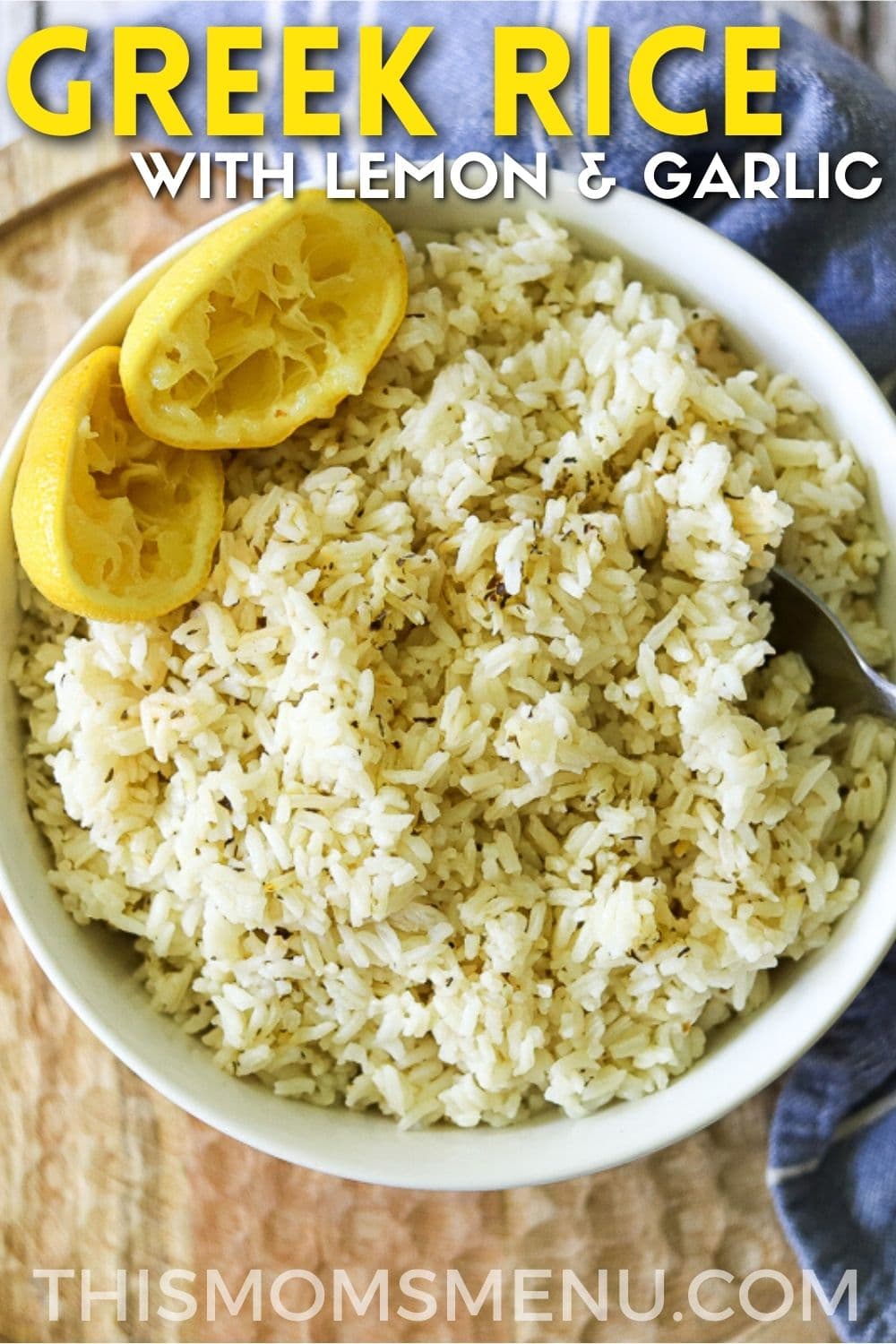 Greek Rice with Lemon This Moms Menu
