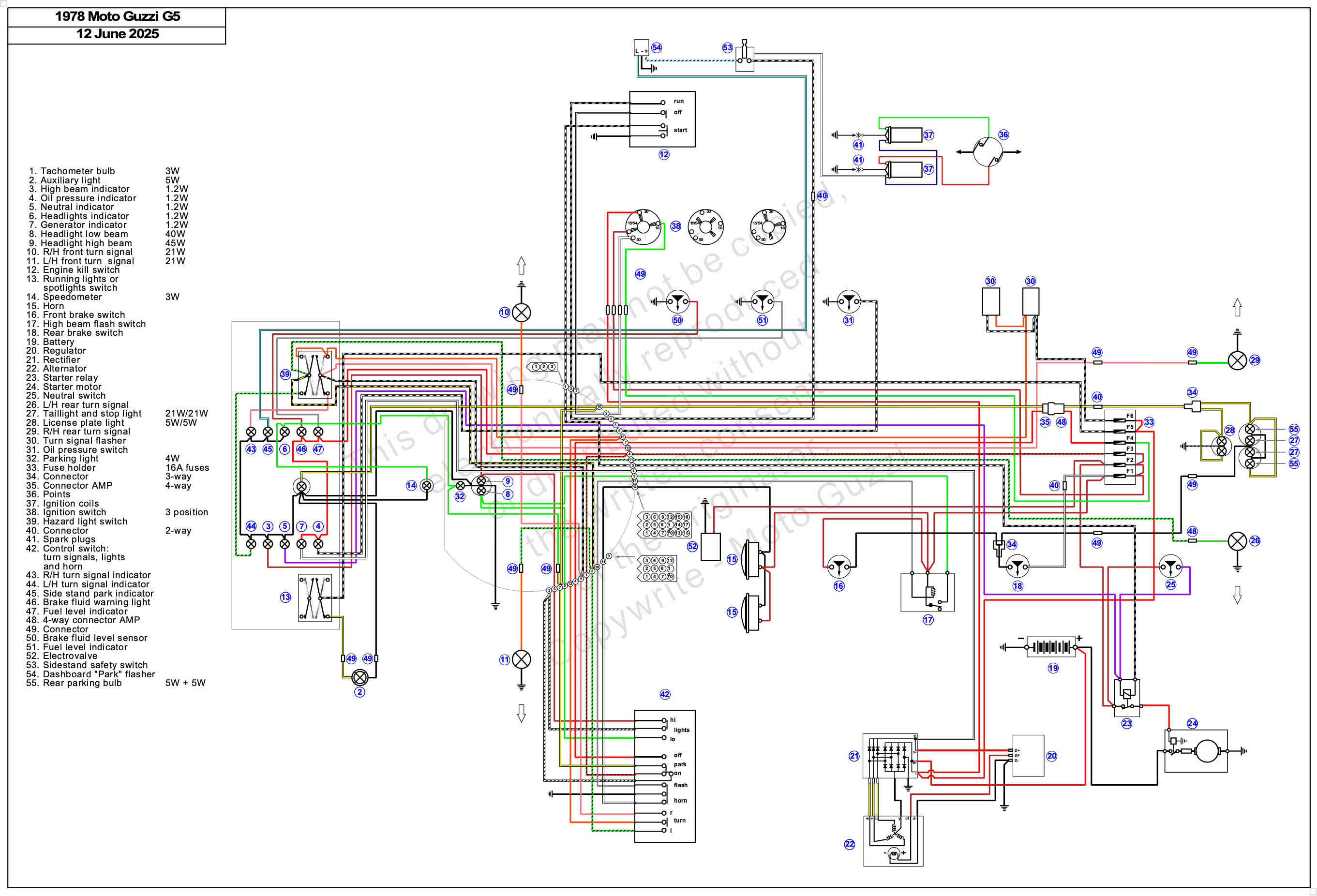 Moto Guzzi G5 Wiring Diagram - Wiring Diagram