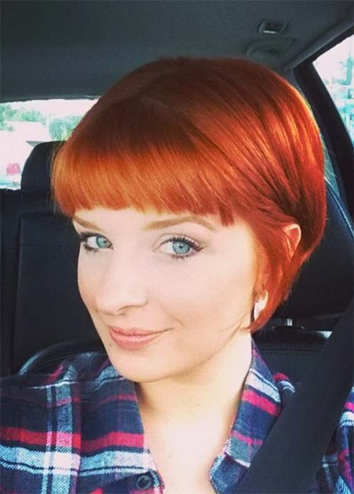 Beautiful Short Bob Hairstyles And Haircuts With Bangs