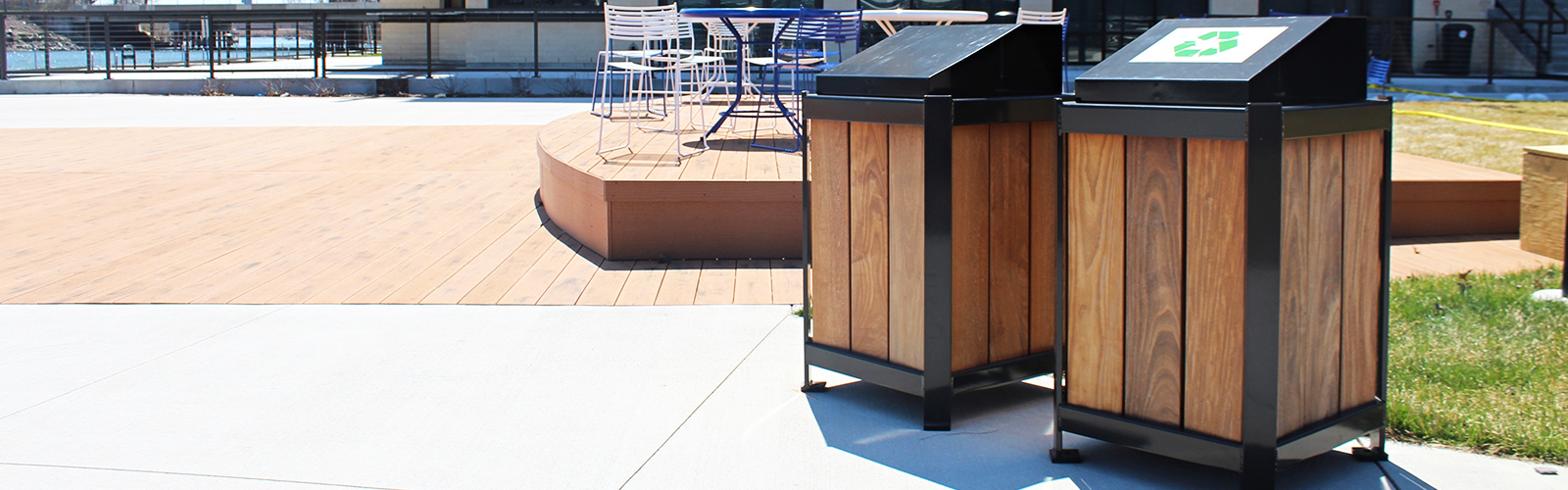 Outdoor Commercial Trash Receptacles Durable & Affordable