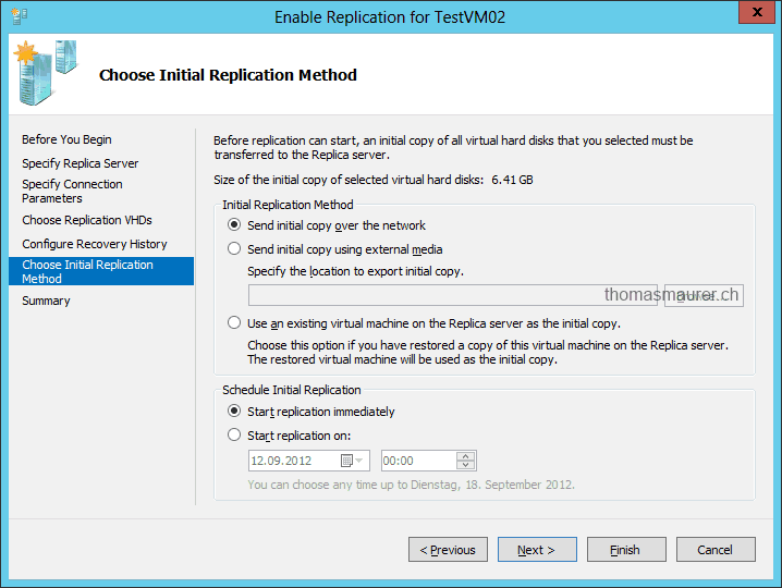 How to setup a Virtual Machine with HyperV Replica Thomas Maurer