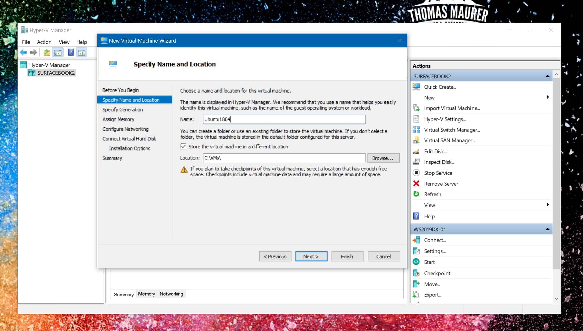 Create A Virtual Machine With Hyper V Microsoft Docs create hyper v virtual machine windows server 2016