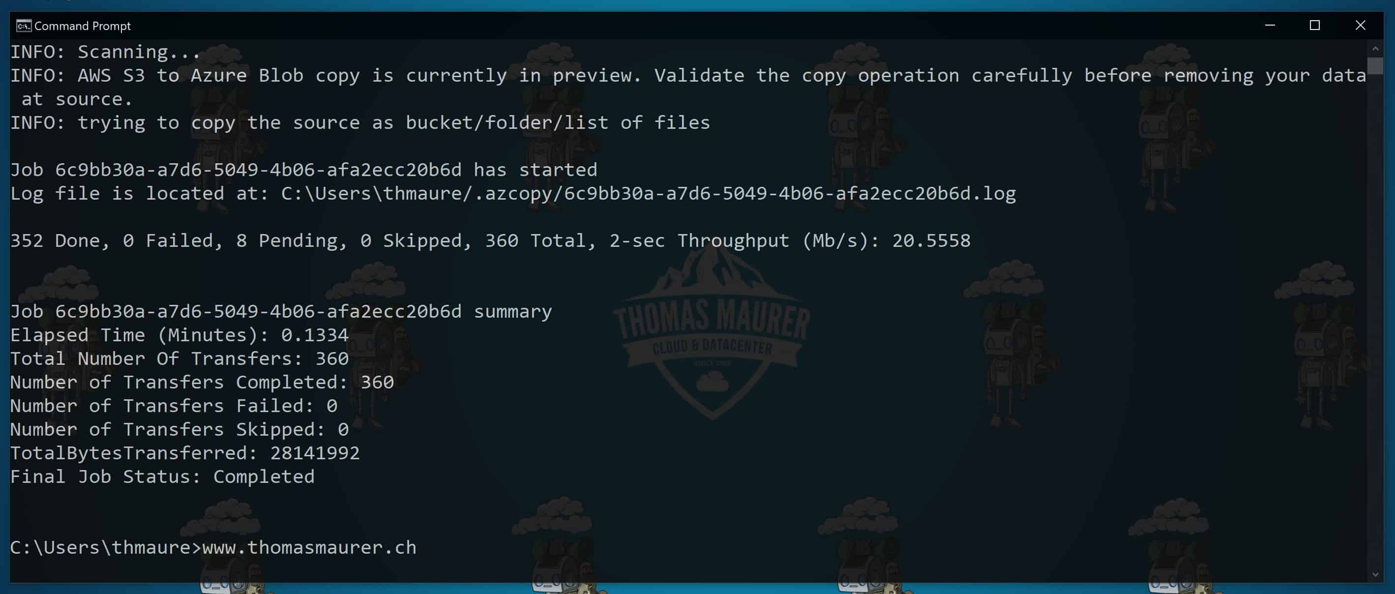 Migrate AWS S3 buckets to Azure blob storage Thomas Maurer