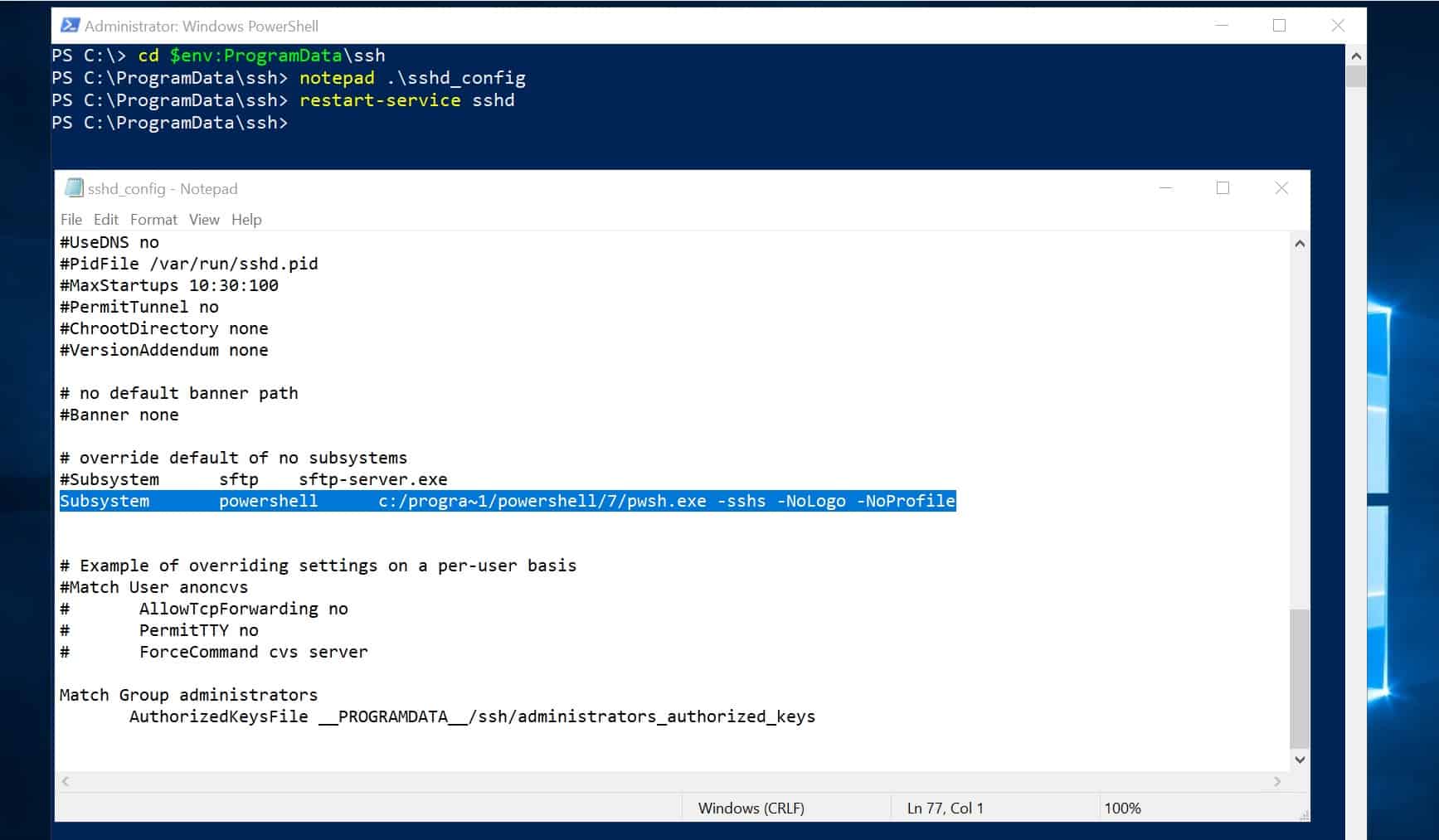 Enable PowerShell SSH Remoting in PowerShell 7 Thomas Maurer