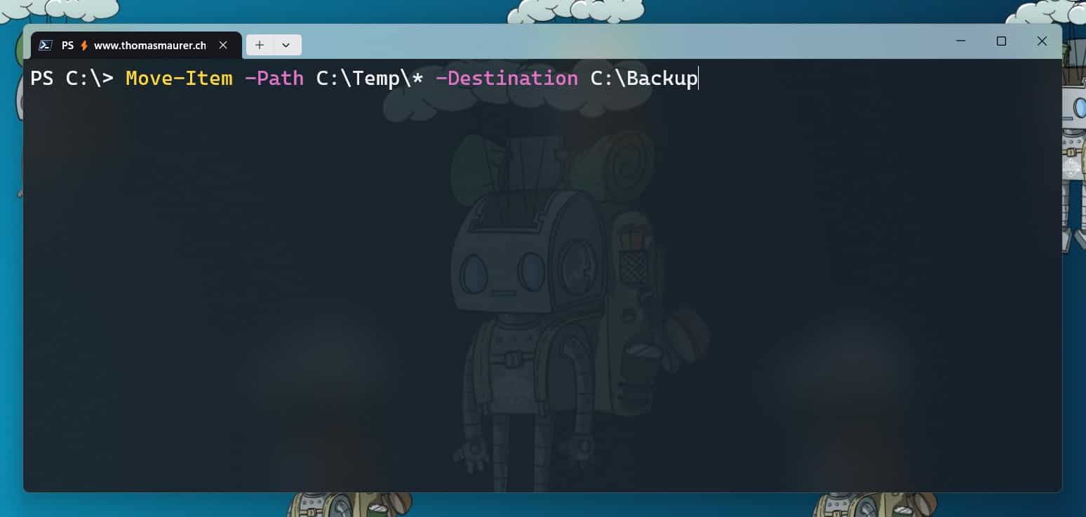 How to Move Files with PowerShell Thomas Maurer