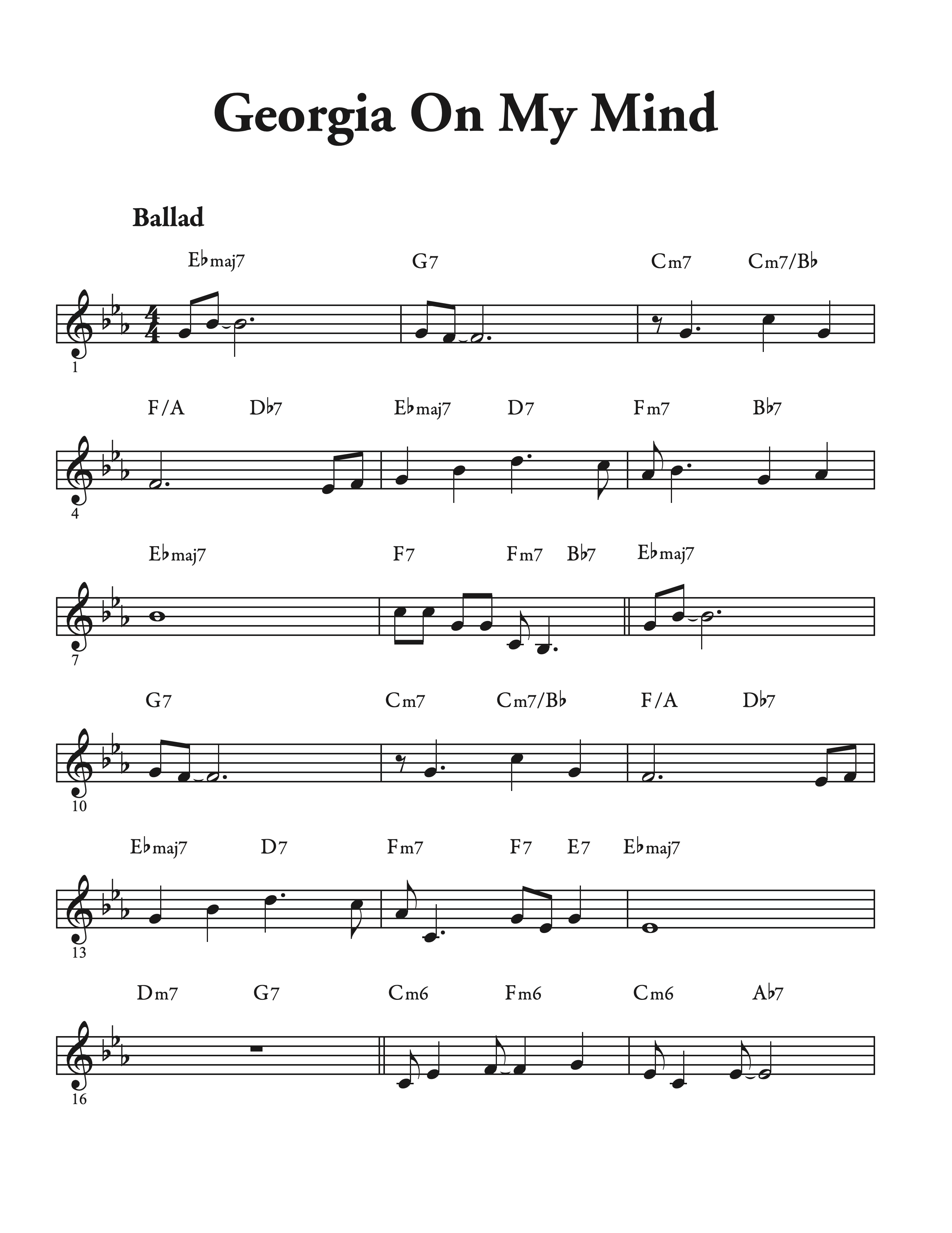 ThomaStudios Music Preparation Samples