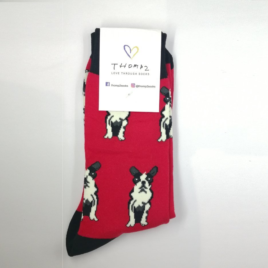 French Bulldog Socks Thomp2 Socks