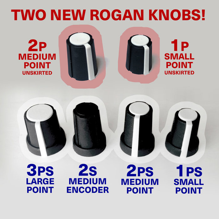 ‘Make Noise’ + ‘Mutable’ Style Rogan Knobs Thonk DIY Synthesizer