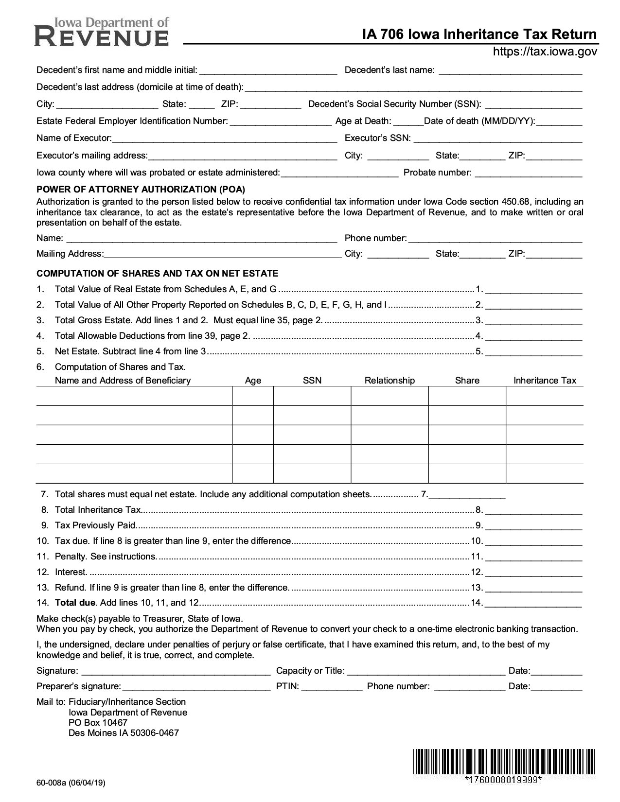 Iowa 706 Professional ThorpeForms