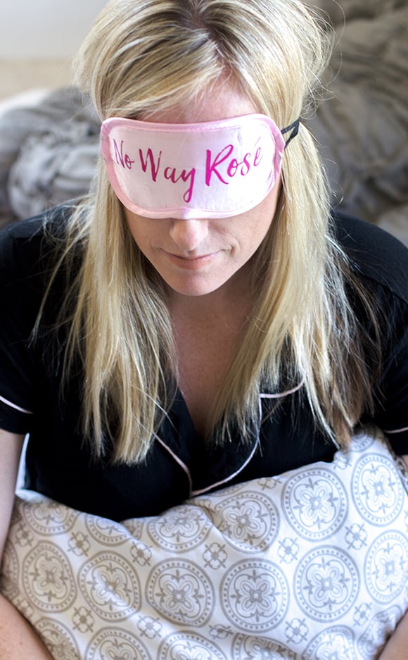 DIY Sleep Mask With Fun Sayings Thoughtfully Simple