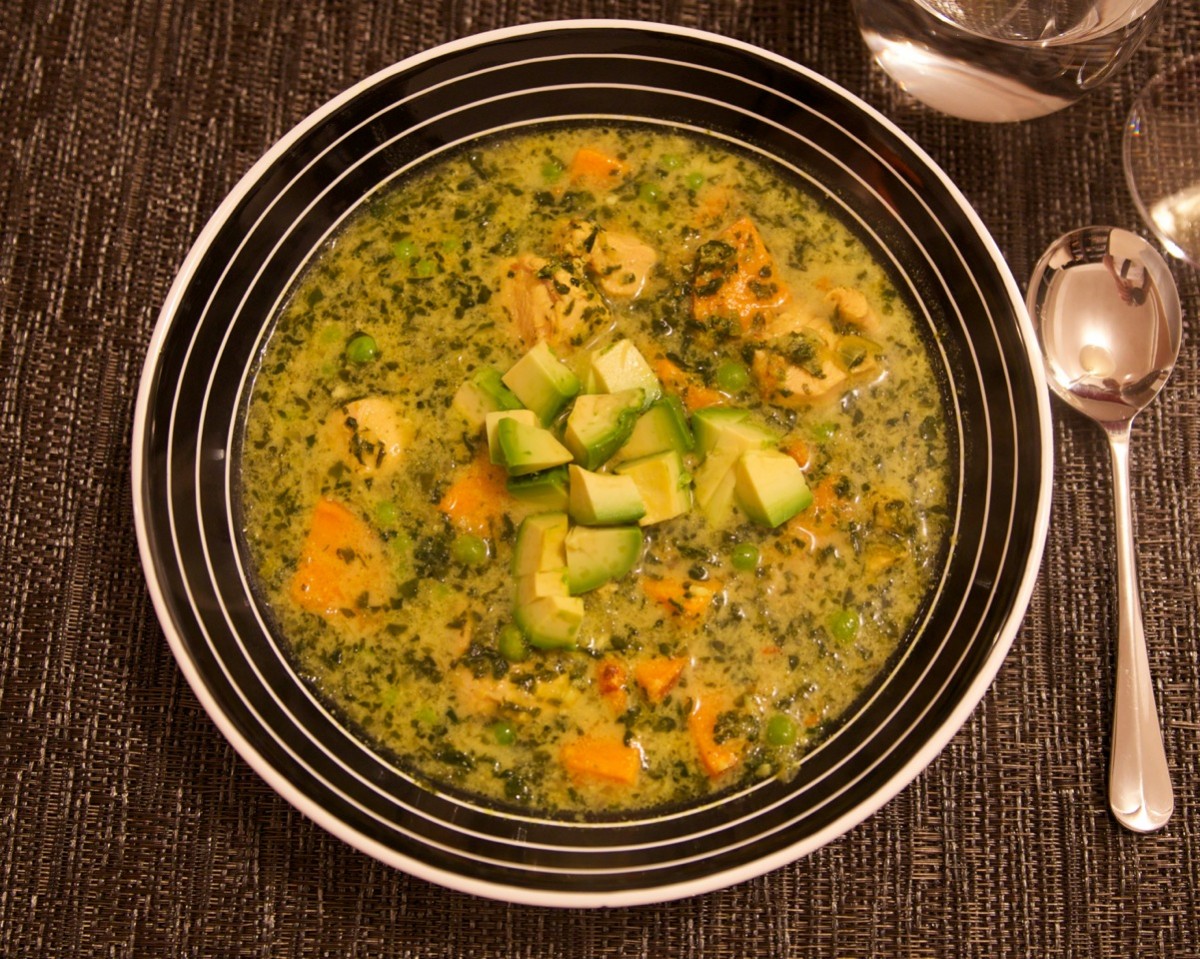 Spiced Chicken and Sweet Potato Soup