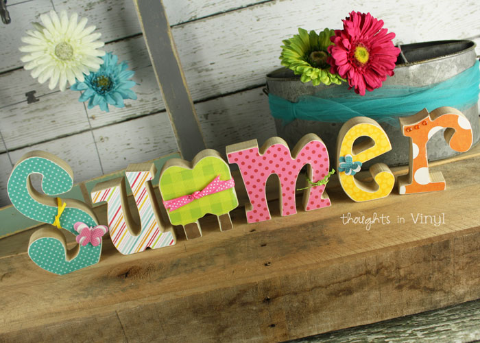 Thoughts in Vinyl Unfinished Craft Kits and Vinyl Lettering for Your