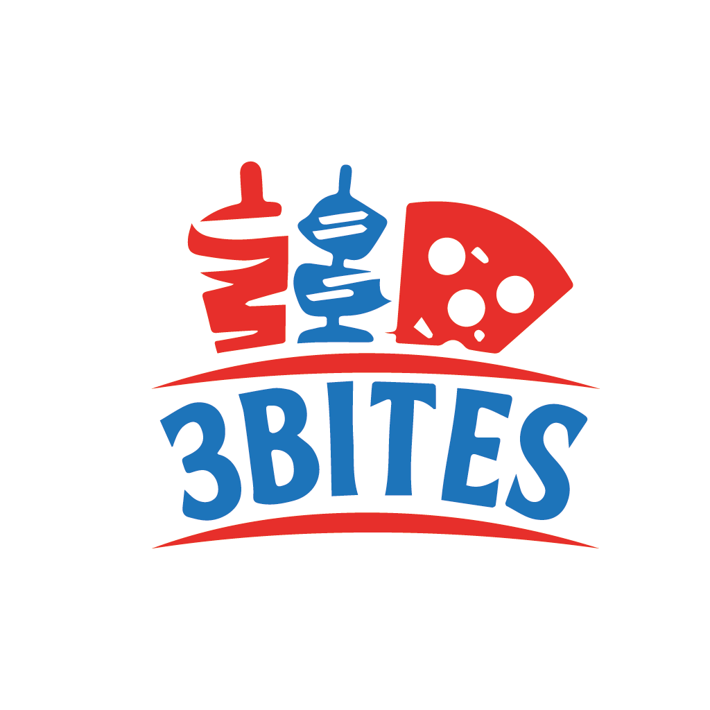 Combination (pepperoni, mushroom & green peppers) 3Bites Pizza