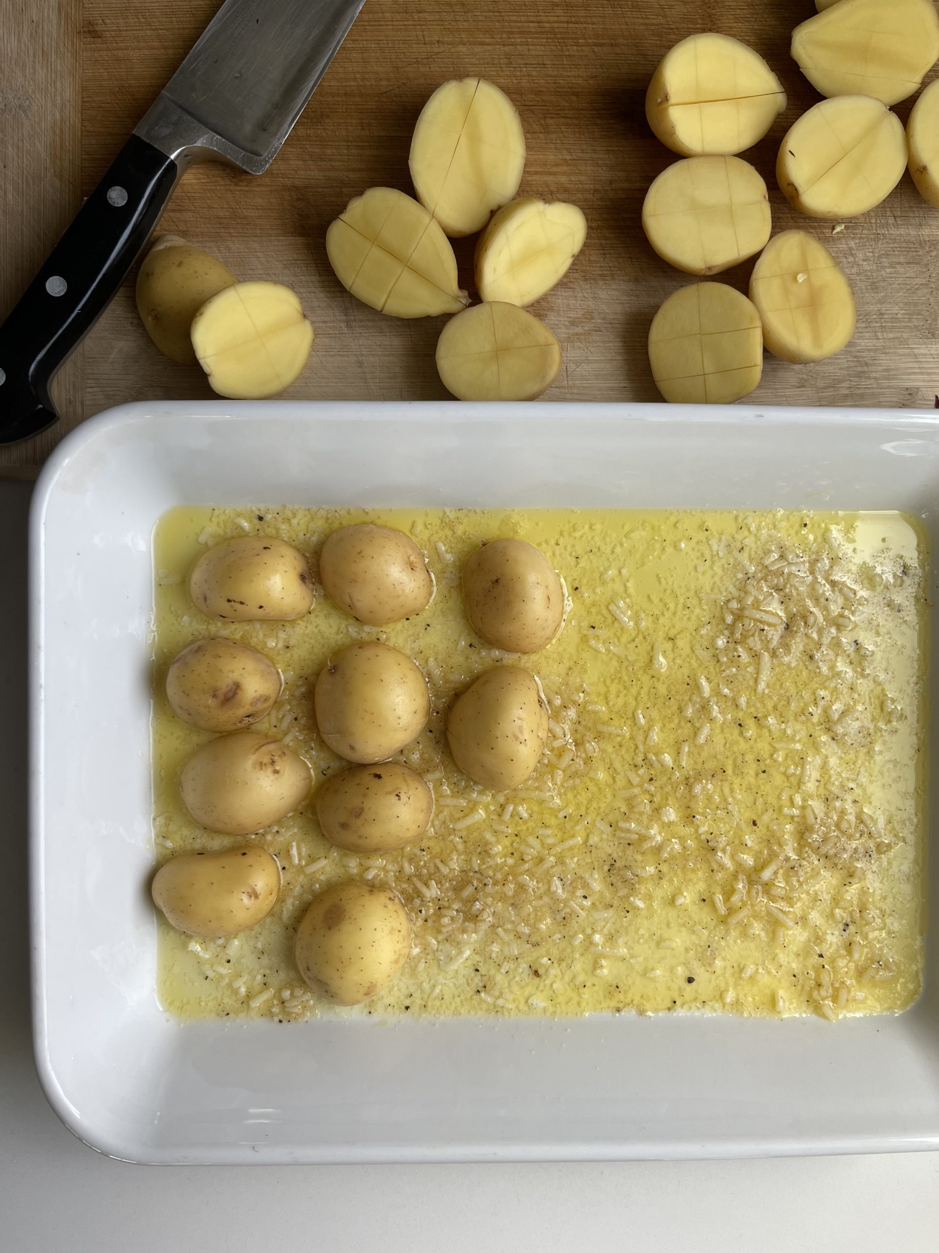 TikTok Parmesan Crusted Potatoes Three Hungry Boys