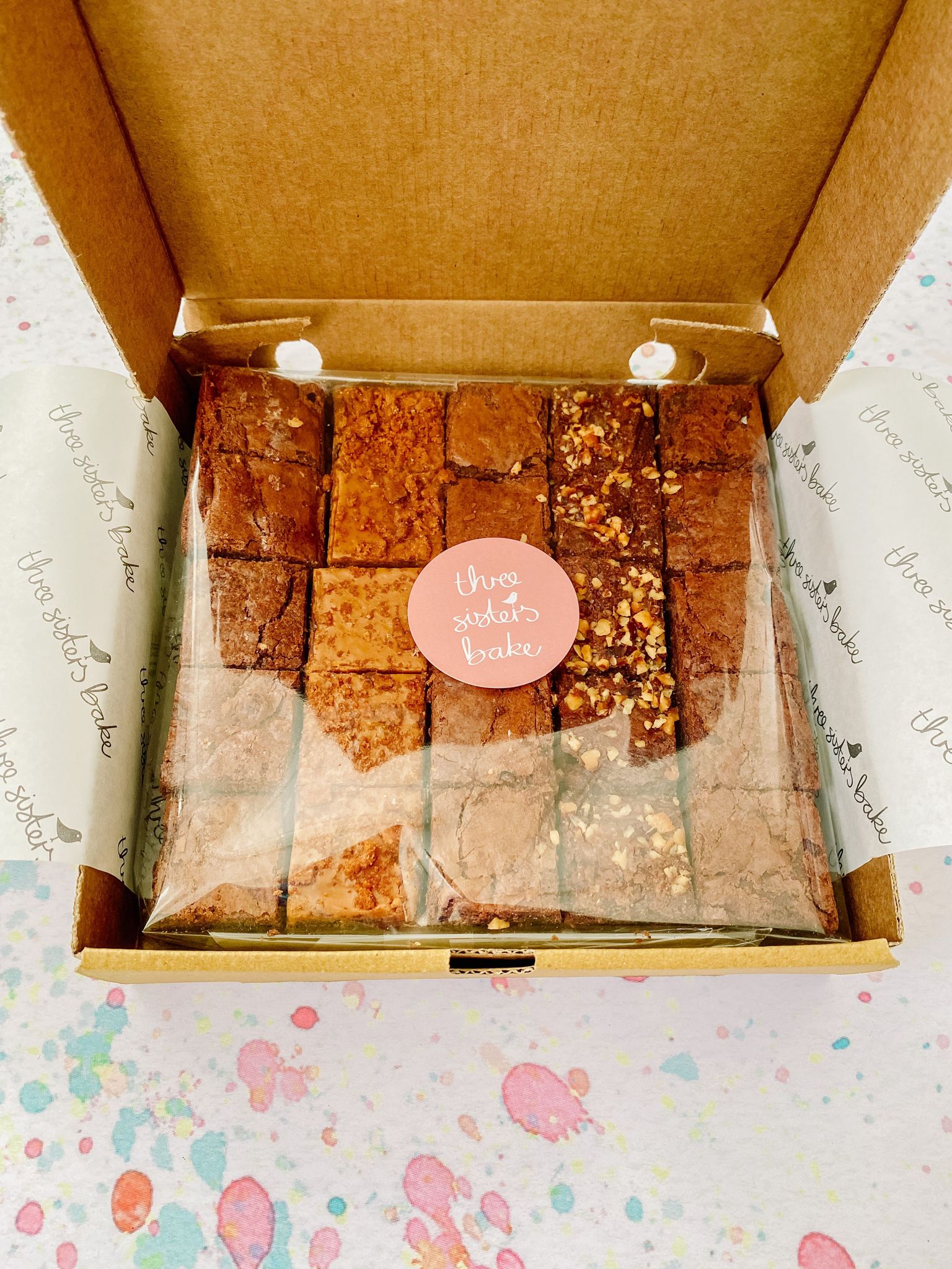 Large Brownie Gift Box UK Wide Brownie Postal Delivery