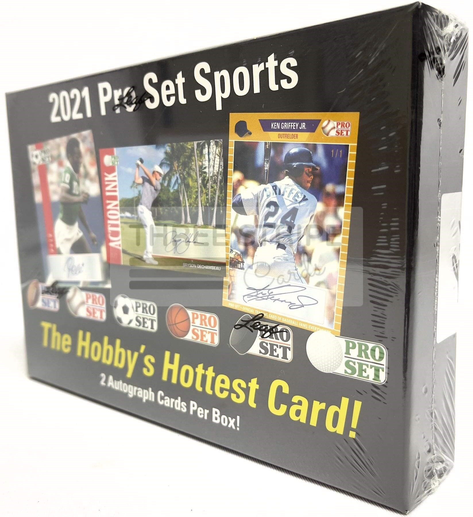 MULTISPORT 2021 Leaf Pro Set Sports Hobby Box Three Stripe Cards