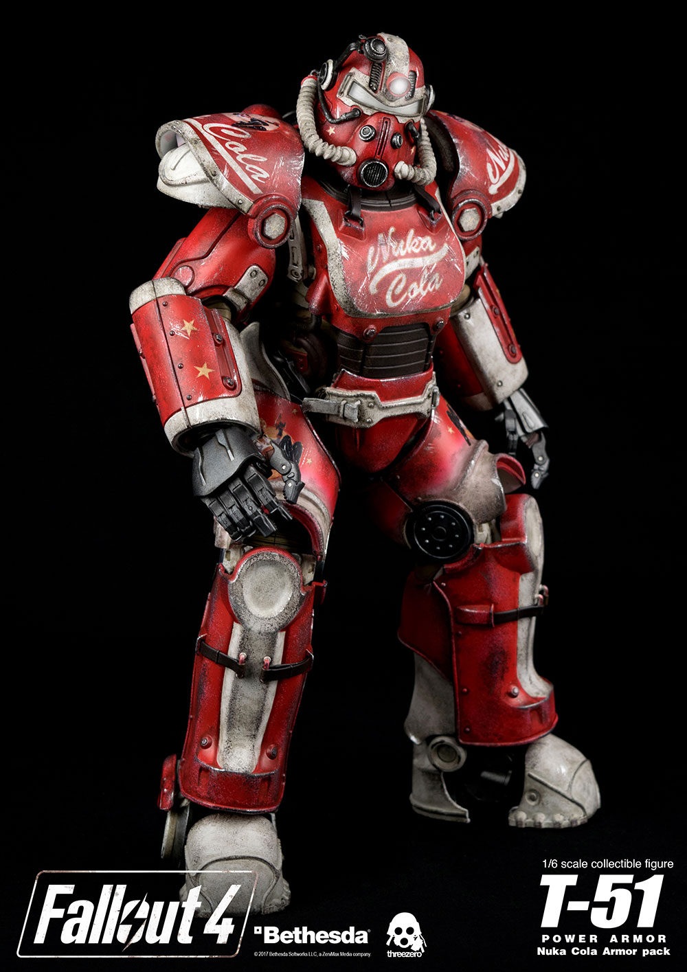 Fallout 4 T51 Power Armor Nuka Cola Armor Pack threezero store