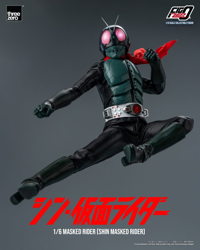 FigZero 1/6 Masked Rider (SHIN MASKED RIDER) is highly detailed