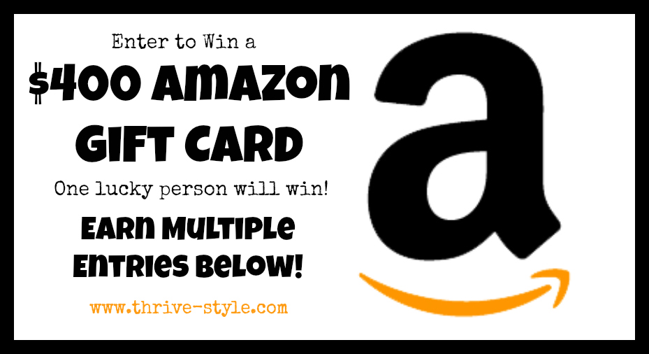 November Giveaway 400 Amazon Gift Card!