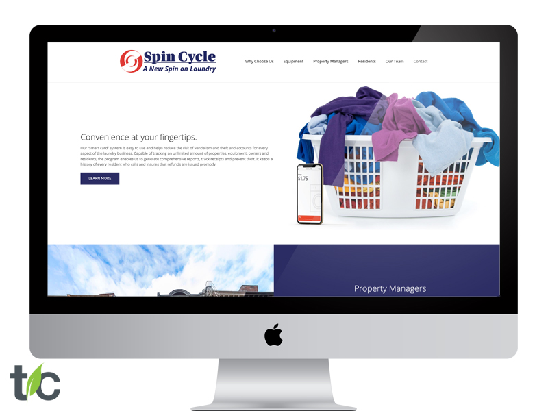 Spin Cycle Laundry Thrive Creative Design