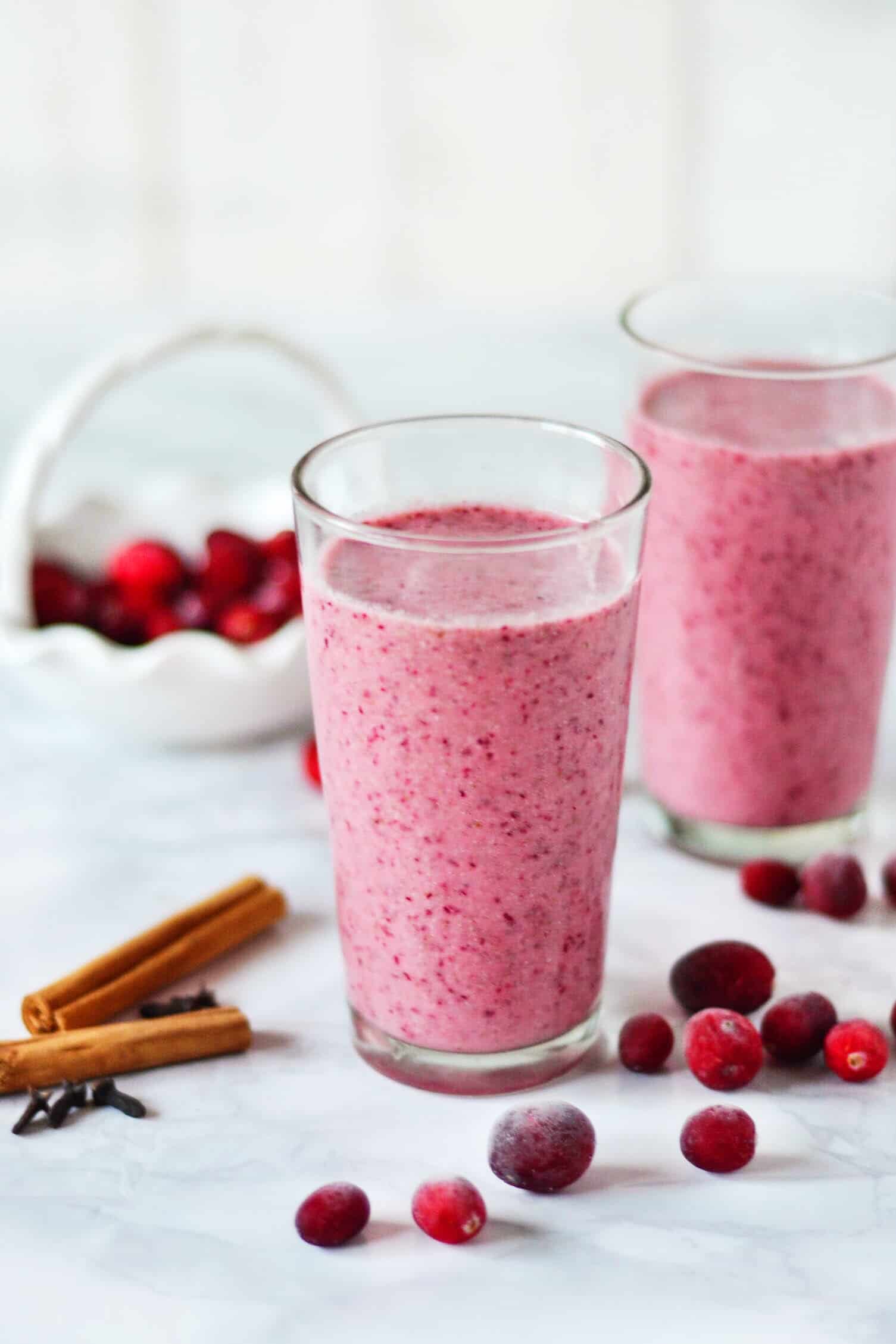 SPICED CRANBERRY SMOOTHIE Thrivosity