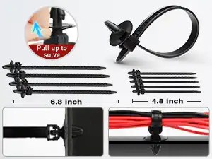 845 Pcs Car Push Retainer Clips Auto Fasteners Assortment - Throttleforge