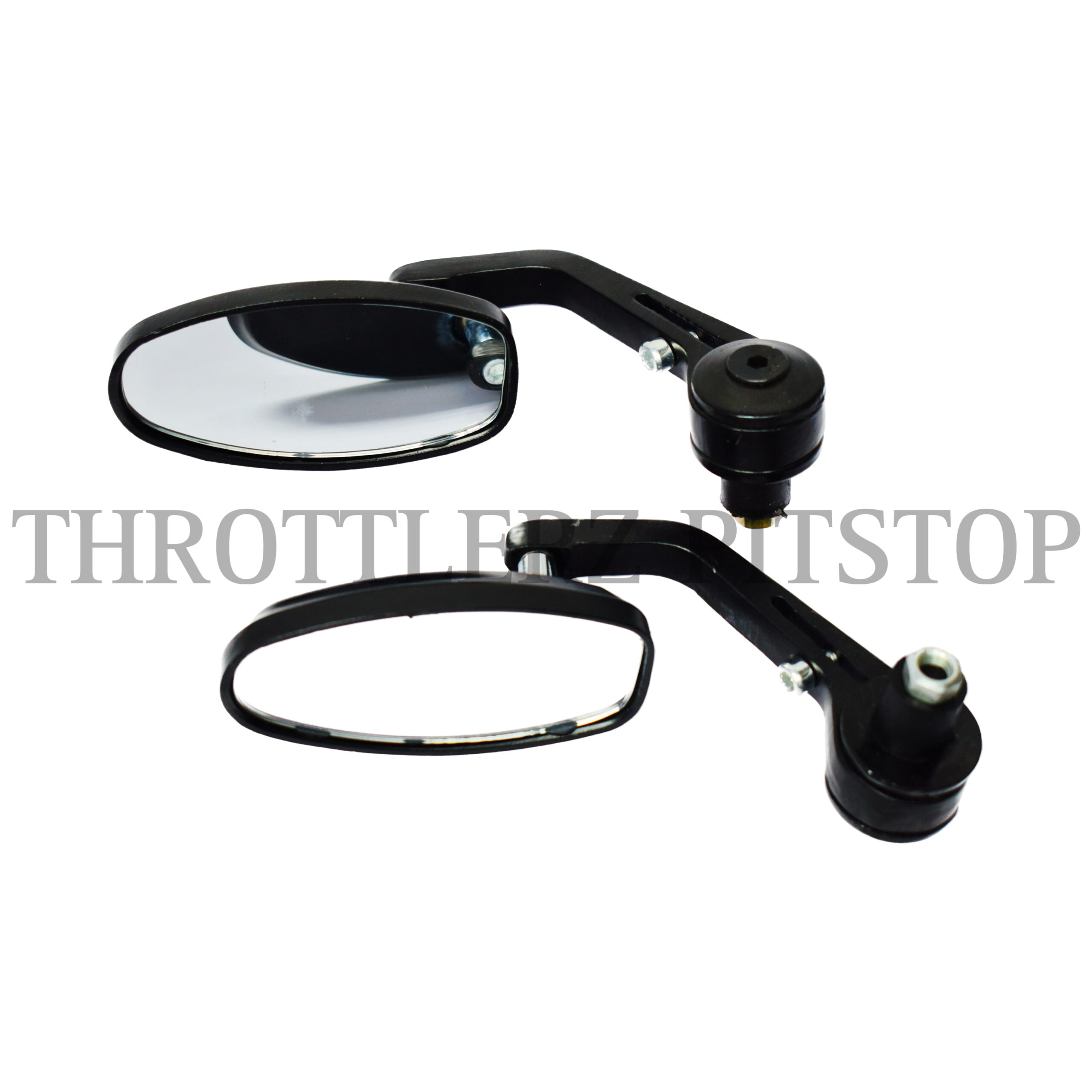 BAR END MIRROR OVAL182Y Throttlerz