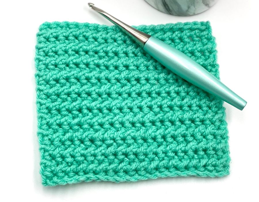 Half Double Crochet Slip Stitch Through The Loop Yarn Craft