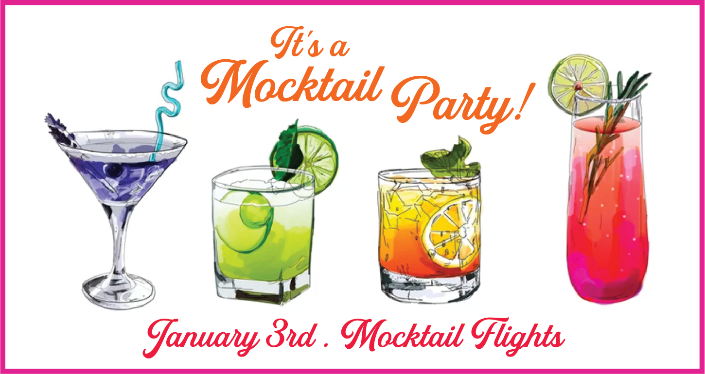 Mocktail (Cocktail Alternatives) Flight Throwback Brewery