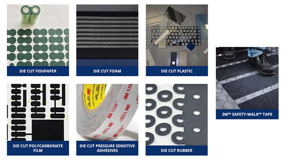 Seven of the Most Popular Die Cut Materials Used in Manufacturing