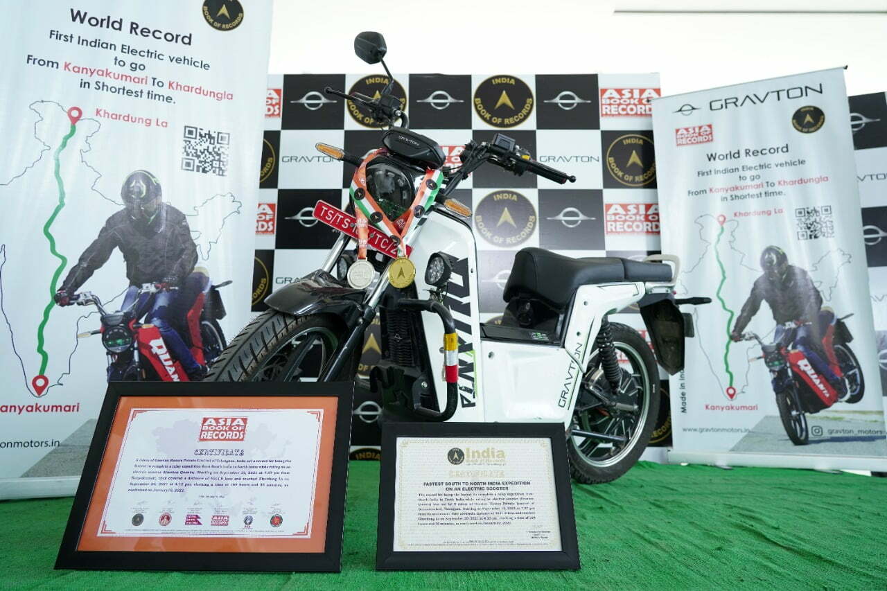 Gravton Motors Quantra Electric Motorcycle Completes K2K Ride!