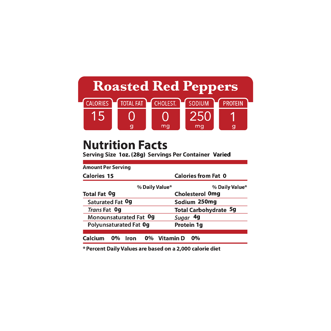 Roasted Red Peppers — Thumann's Deli Best