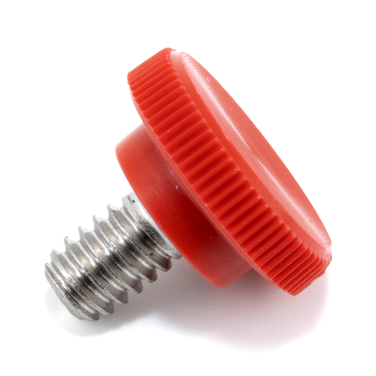 1/4"20 X 3/8" Red Knurled Round Thumb Screw Depot®