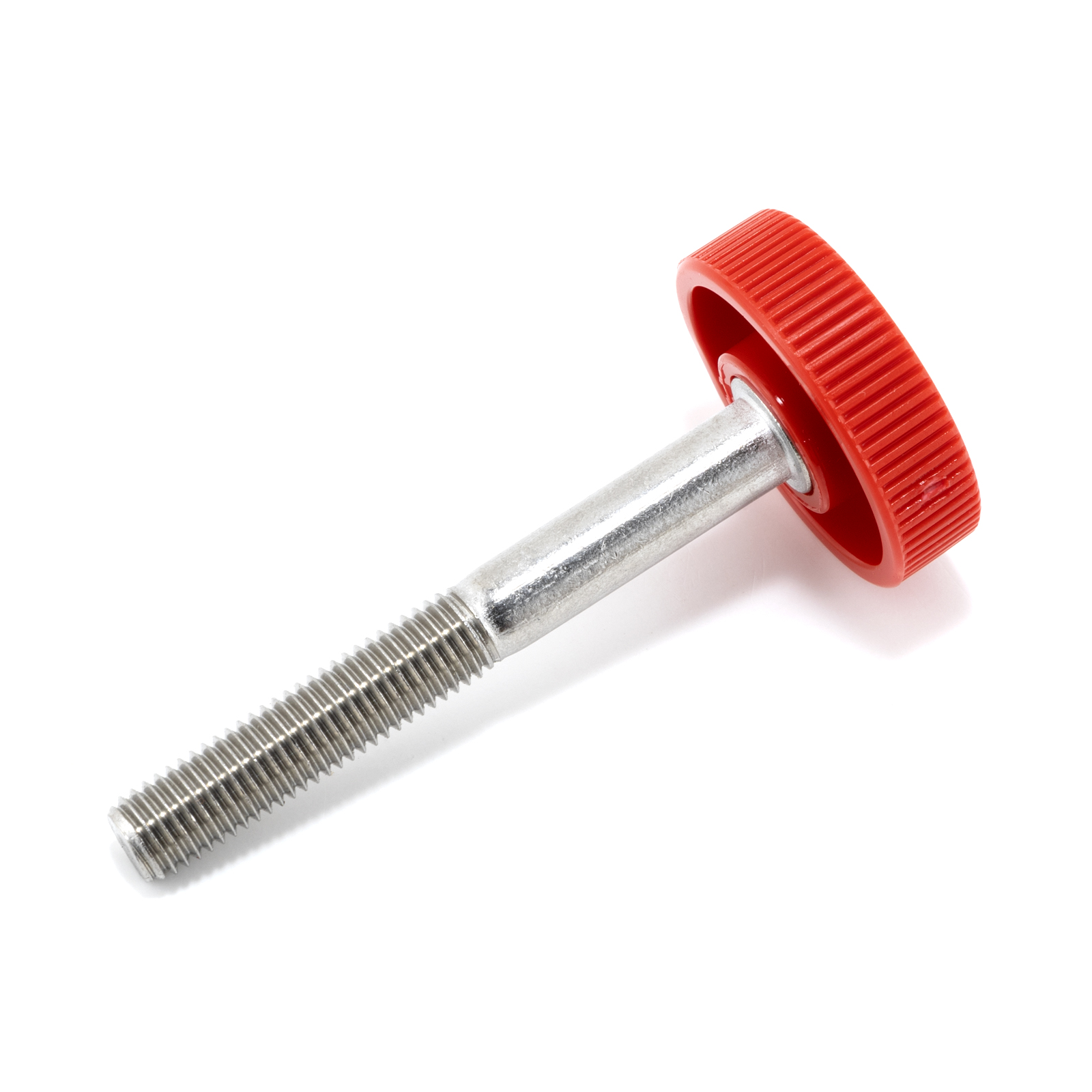 1/4"28 X 2" Red Oversized Knurled Round Thumb Screw Depot®