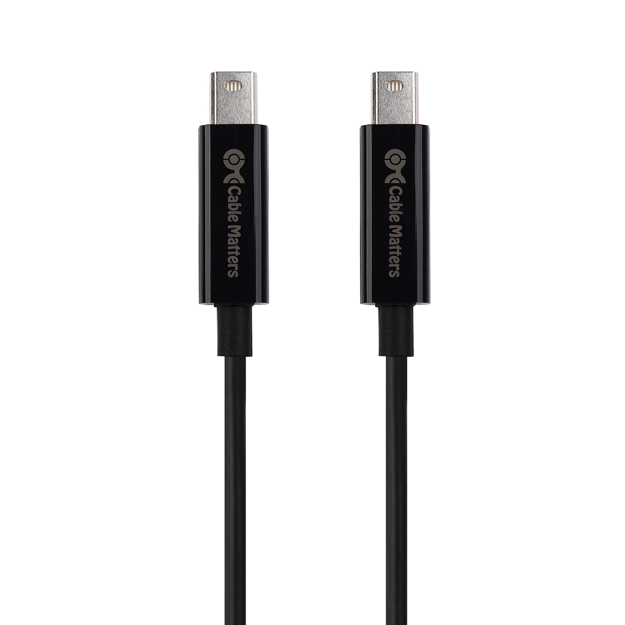 Cable Matters 1m Thunderbolt™ Cable in Black Thunderbolt Technology