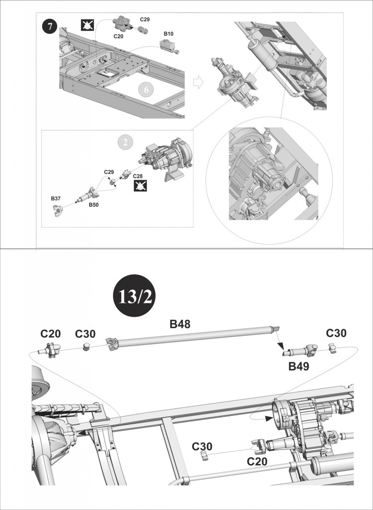 Thundermodel plastic scale model Instructions building tips
