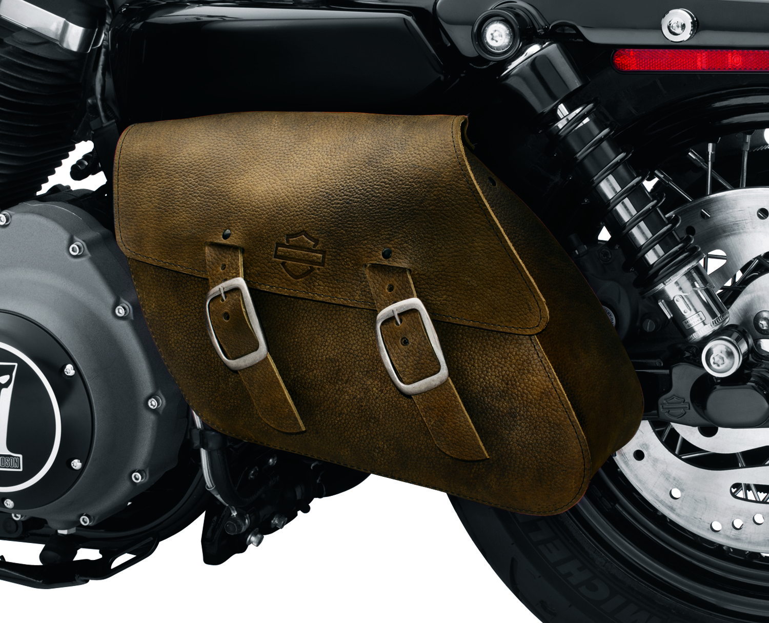 Sportster SingleSided Swingarm Bag Thunder Press