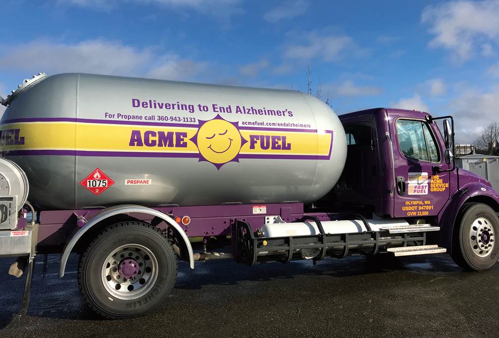 Acme’s New Purple Truck Delivers Fuel and Research Funding for