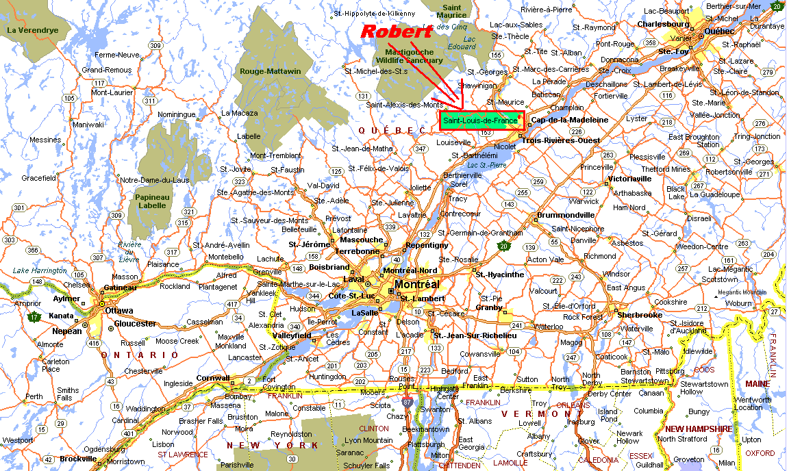 Carte Trois Rivière