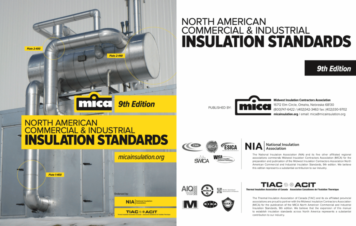 TIAC ENDORSES MICA’S COMMERCIAL AND INDUSTRIAL INSULATION STANDARDS