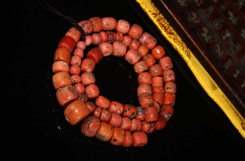 Amazing Great Old Antique Tibetan Noble Pure Coral Necklace 232g Special Price eBay