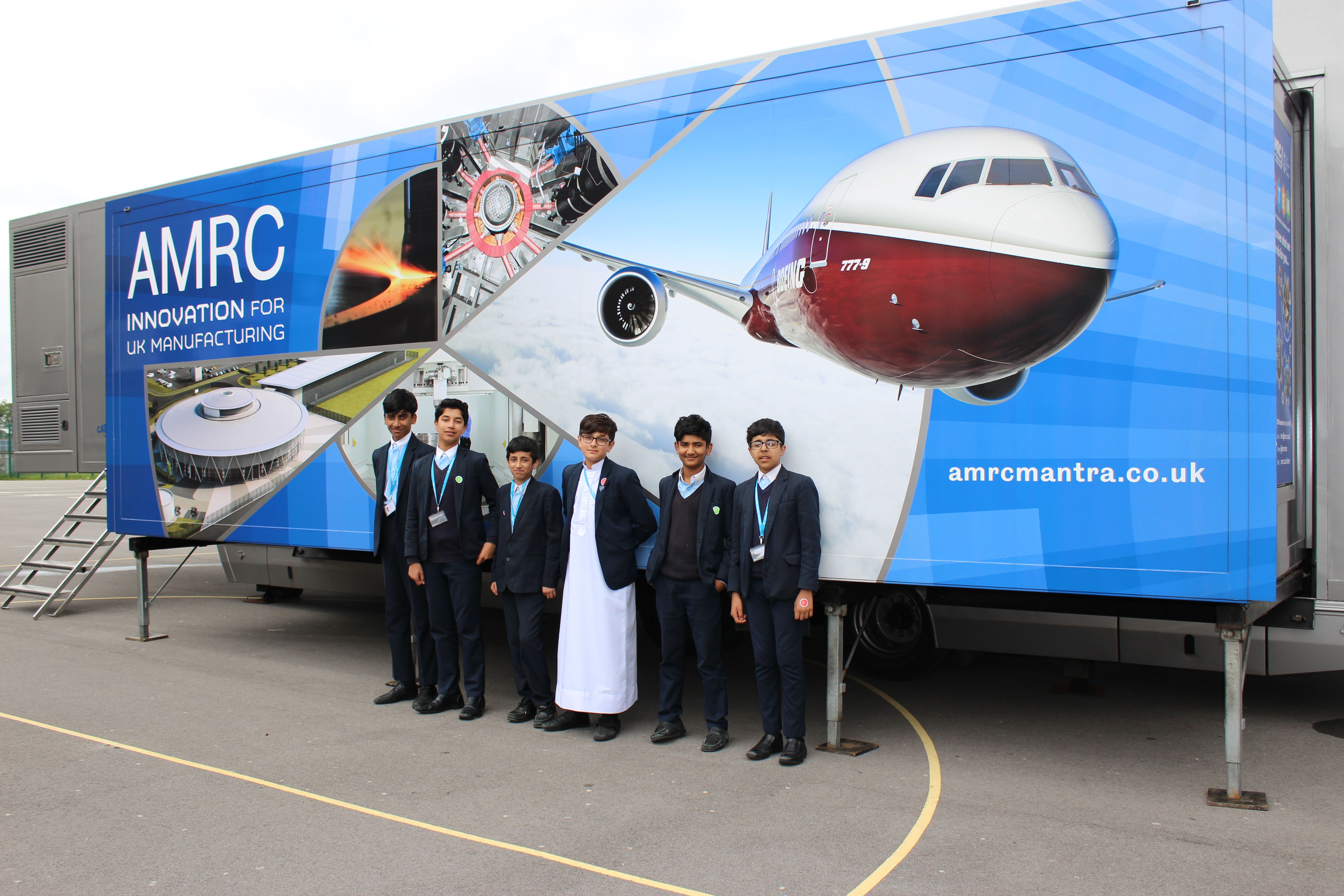 Pupils on the road to success after careers visit from STEM truck