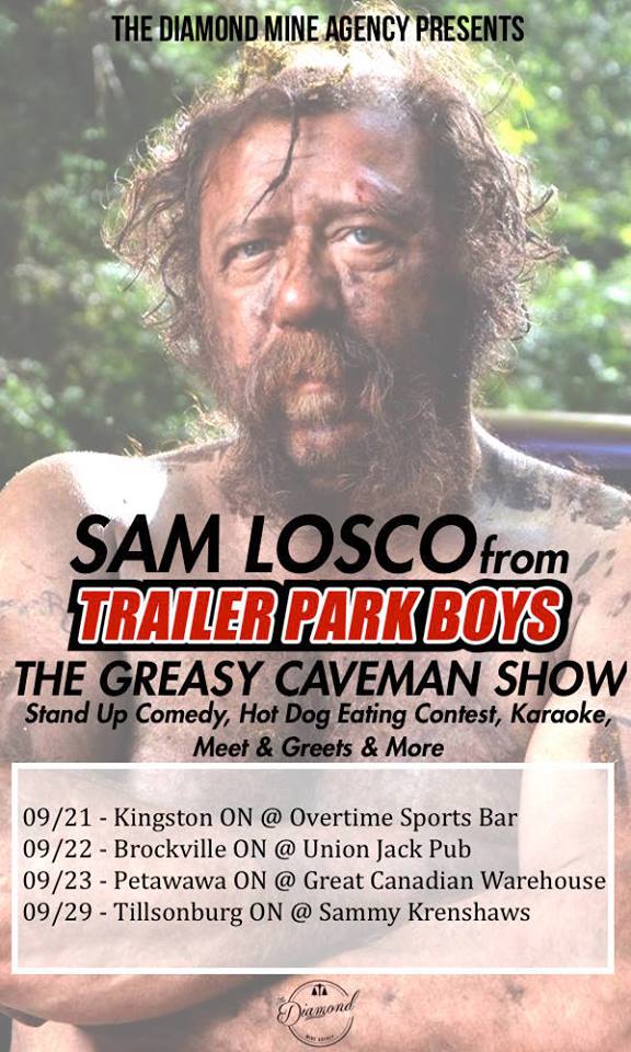 Sam Losco (Trailer Park Boys) Comedy Show Live In Kingston 09/ Sam