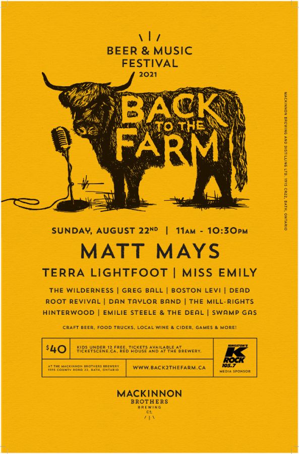 Back to the Farm MacKinnon Brothers Beer and Music Festival Matt