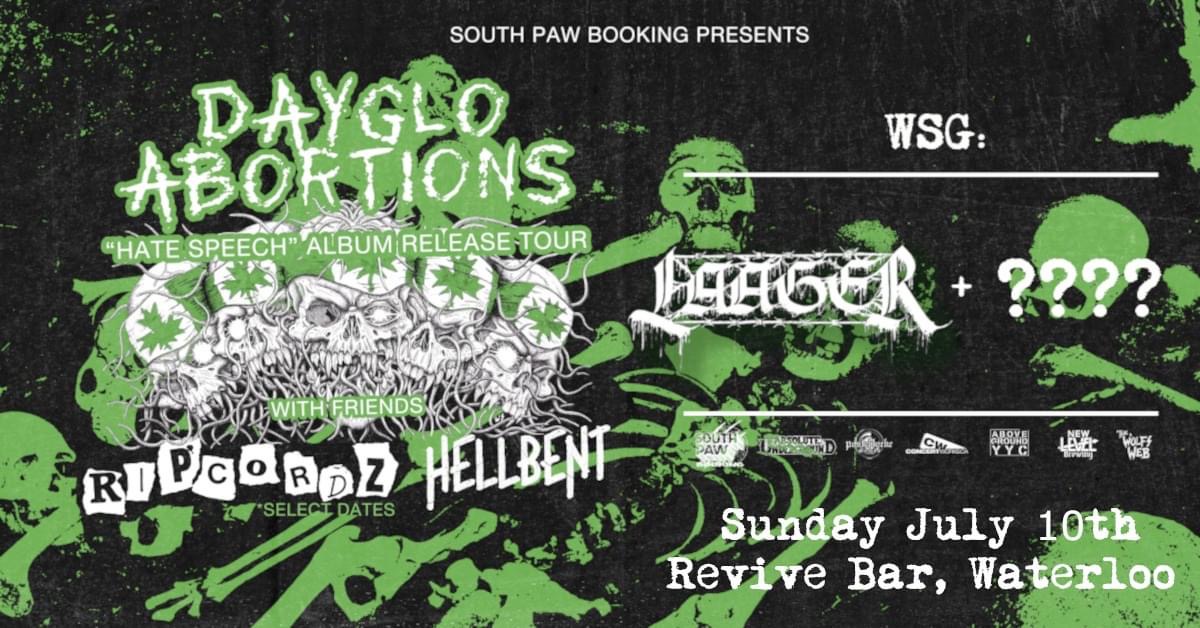 waterloo festivals 2023 Dayglo Abortions at Revive Game Bar Dayglo Abortions, Waterloo, ON live at Revive Game Bar